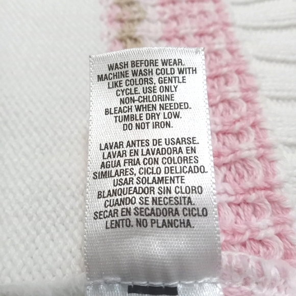 Carter's , White, knit, button-up, cardigan US 9 Month - Picture 6 of 6